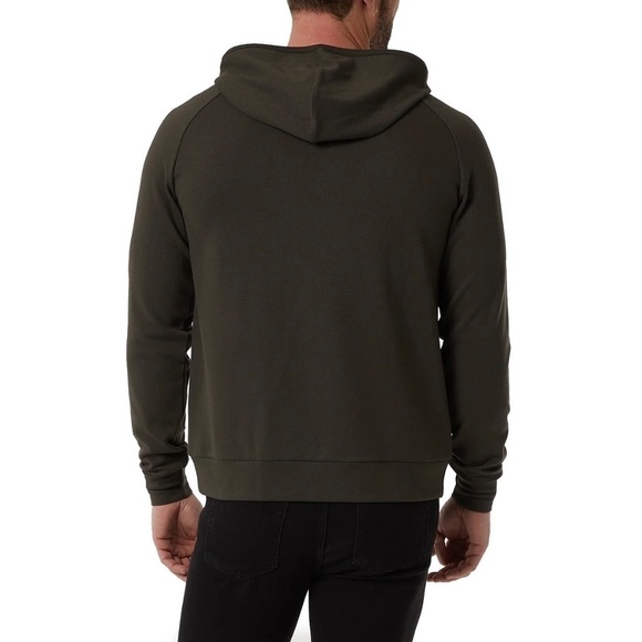 32 Degrees Men's Full Zip Hoodie, Pockets, Olive Green, Small, NWT - Picture 3 of 15
